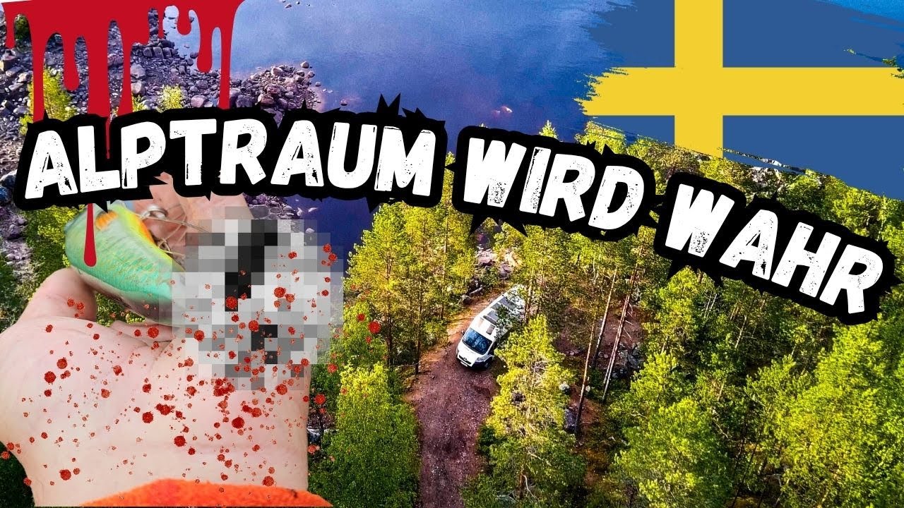Mein Größtes Missgeschick beim Angeln in Schweden- Barsch und Riesenforellen- Meine Erste Campertour