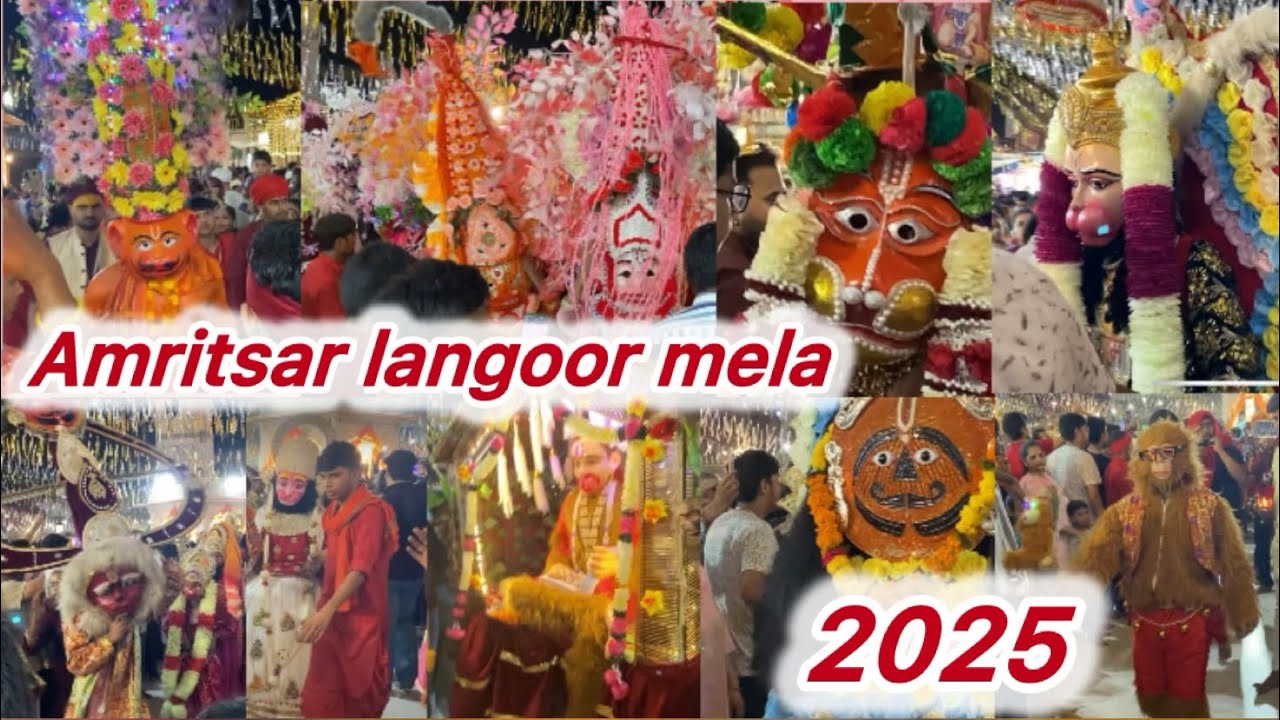 Amritsar Langoor Mela 2025 /Durgiana mandir amritsar / Navratri Special / payalviaan/