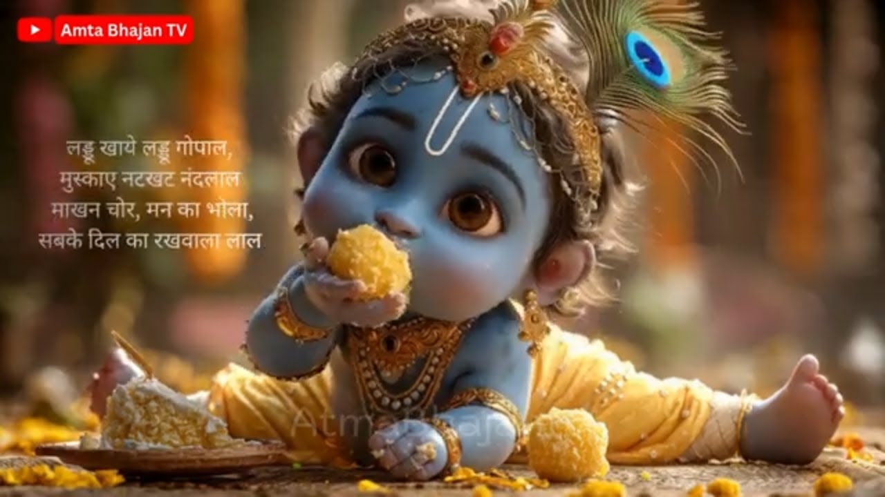 लड्डू खाये लड्डू गोपाल || Krishna Bhagwan Ke Famous Bhajan #laddugopal  #krishna #laddugopal