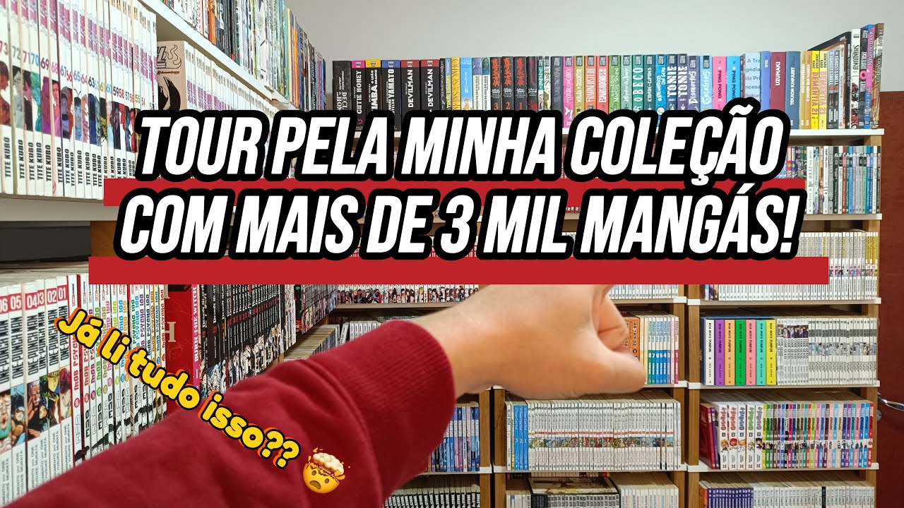 Minha coleção de mangás em 2026 [3500+ volumes] - Parte 1/Frente