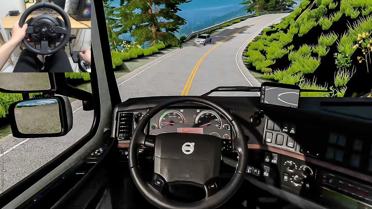 BeamNG Drive - Volvo FH [Steering Wheel gameplay]