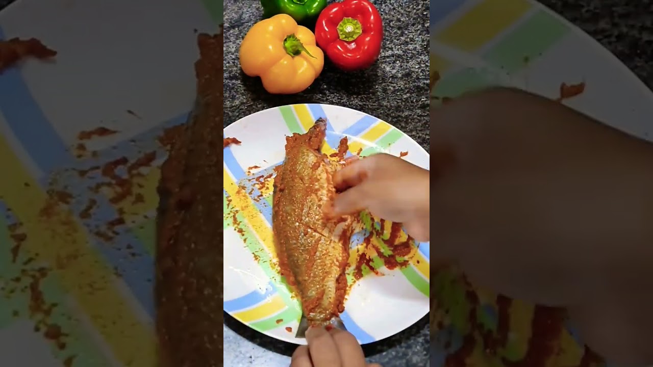 Whole Bhetki Fish Tandoori Fry #shorts