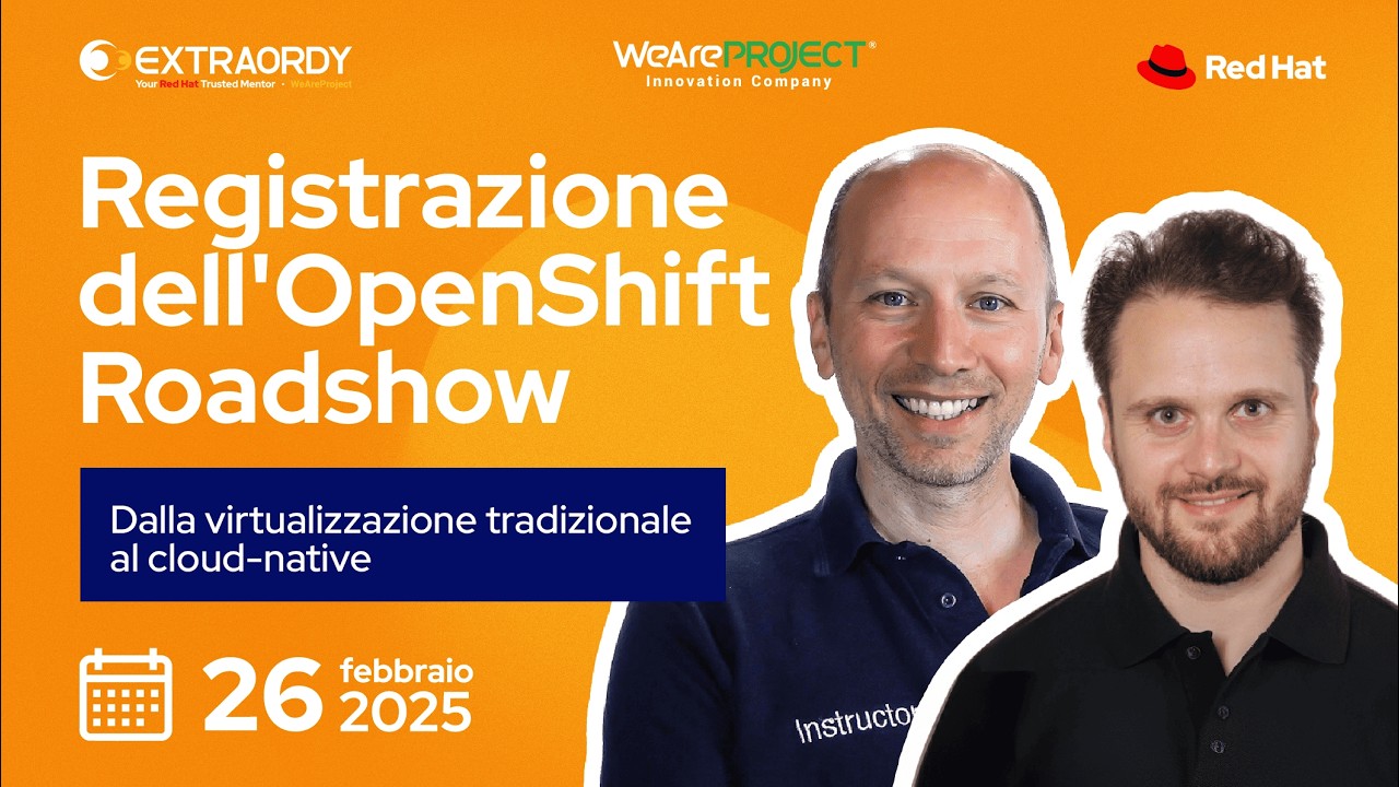 Red Hat Roadshow WeAreProject
