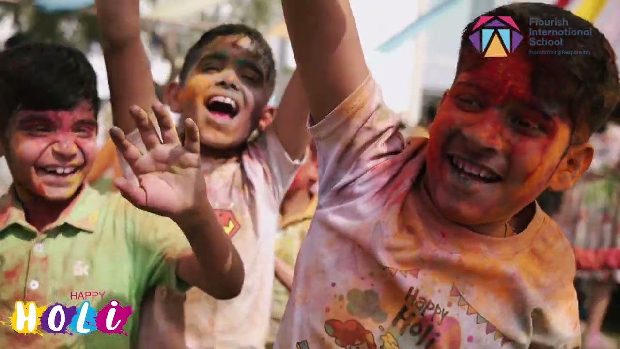 Holi Celebration At FIS | Flourish International School | Bikaner