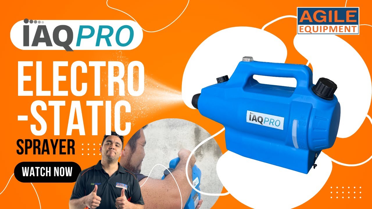 Sanitising made easy! IAQ Pro 1L Handheld Electrostatic Sprayer!