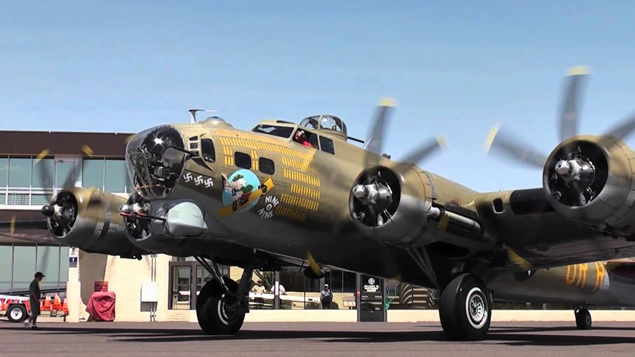 B-17 Leaving Scottsdale bound for Lake Havasu Airport. 4/25/2011