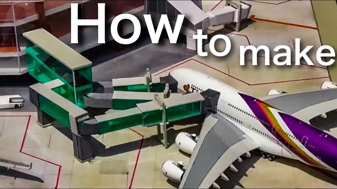 How to build a Model Airport Jet Bridge