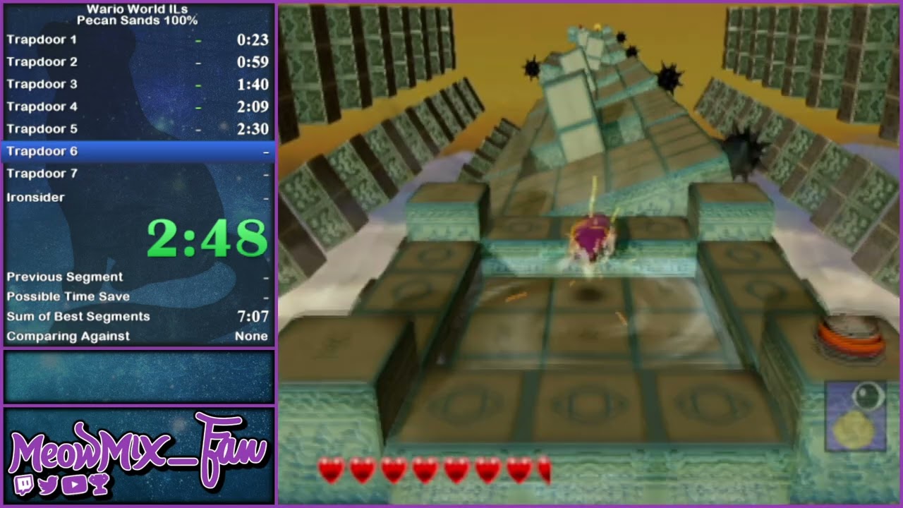Wario World - Pecan Sands 100% in 6:52