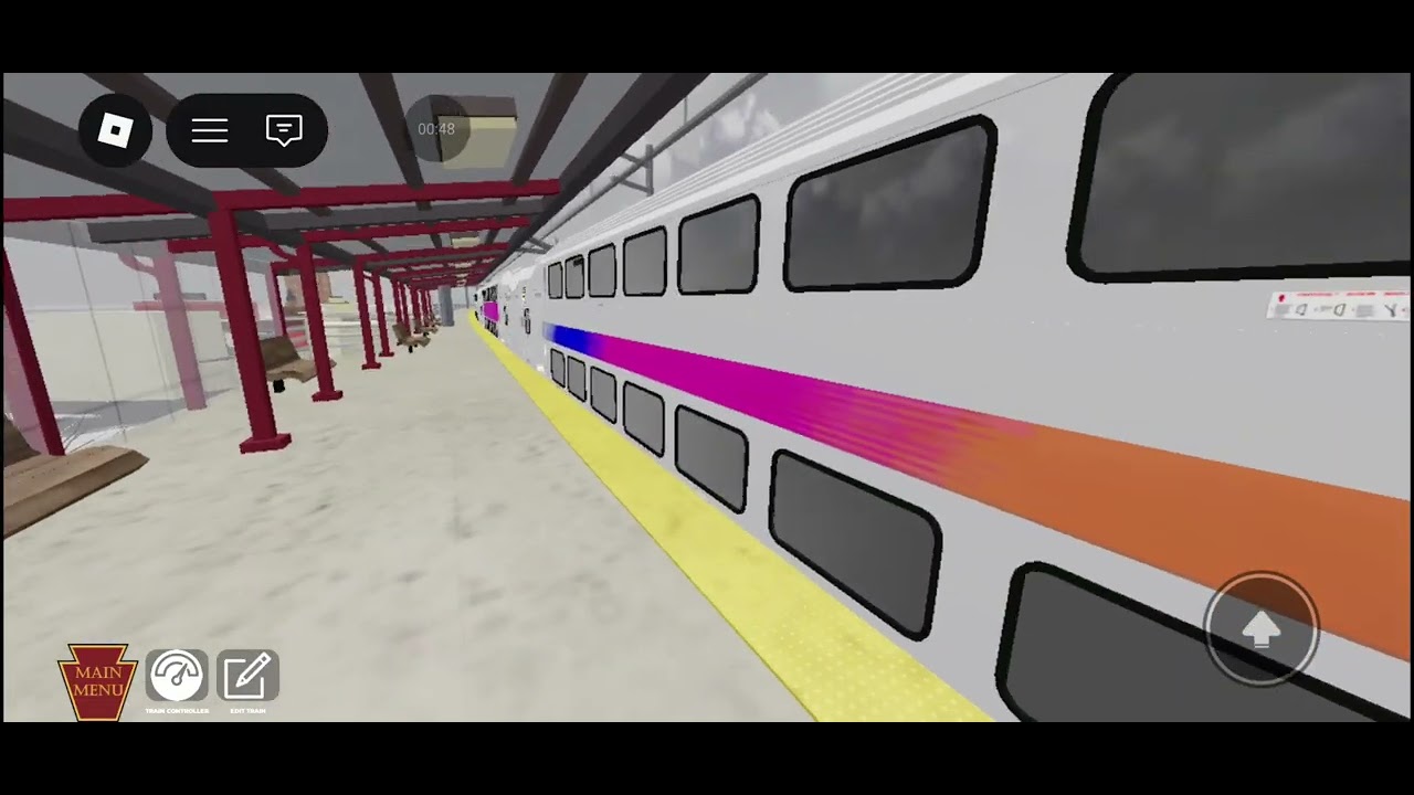 New Jersey Transit: Bombardier Multilevel To Trenton Transit Center @ Elizebeth, New Jersey