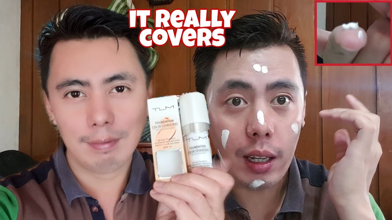 ORIGINAL TLM MAGIC COLOR CHANGING AND ADJUSTING FOUNDATION FLAWLESS FINISH MAKE UP BASE REVIEW