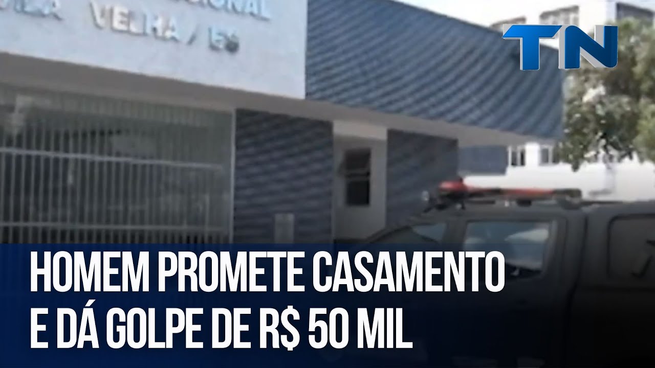 Homem promete casamento e dá golpe de R$ 50 mil