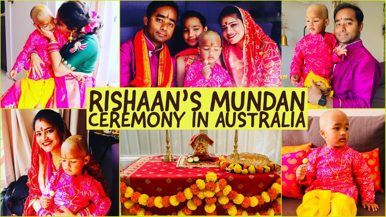 Rishaan's Mundan ceremony in Australia | Indian Mom Australia | vlog#63