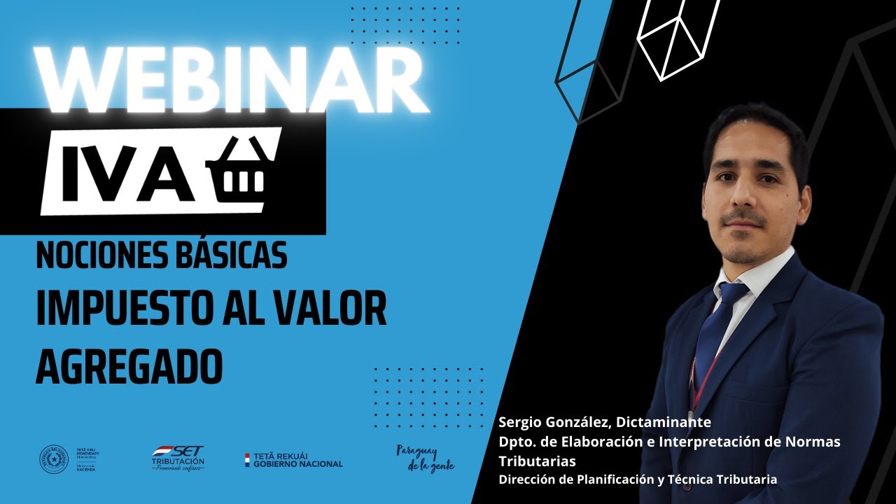 Webinar Impuesto al Valor Agregado