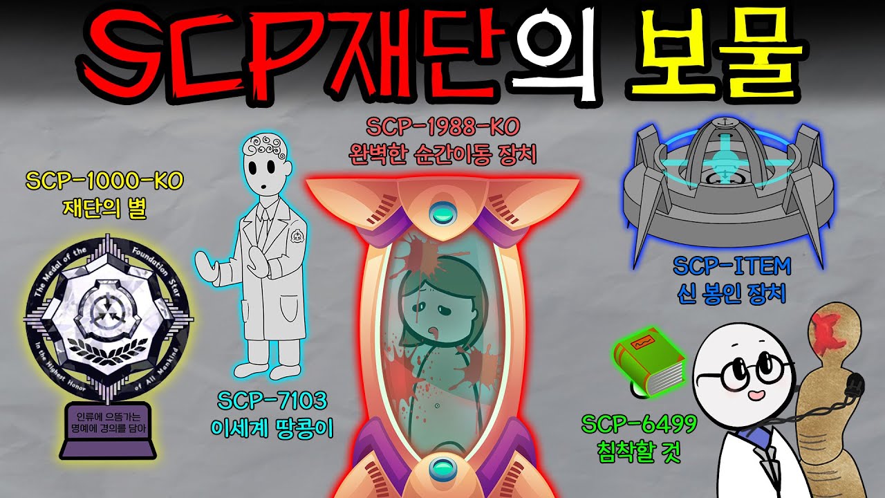 SCP재단의 보물부터 신을 봉인하는 장치까지! 사물형 몰아보기 2탄!