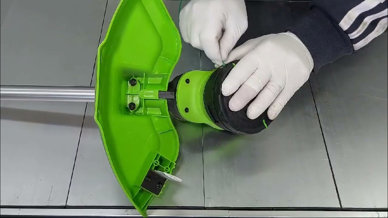החלפת חוט חרמש 48V greenworks