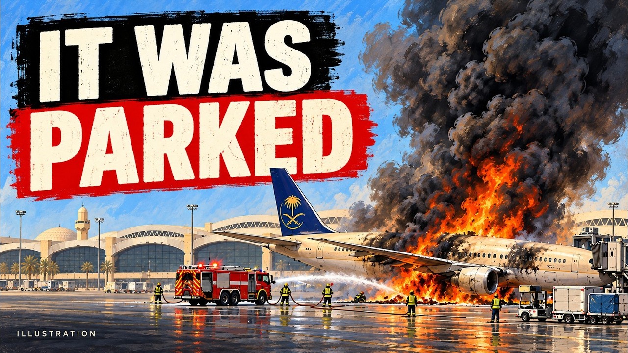 Houthi Attack on Riyadh Airport: Saudia Jet Burns, Flights Halted