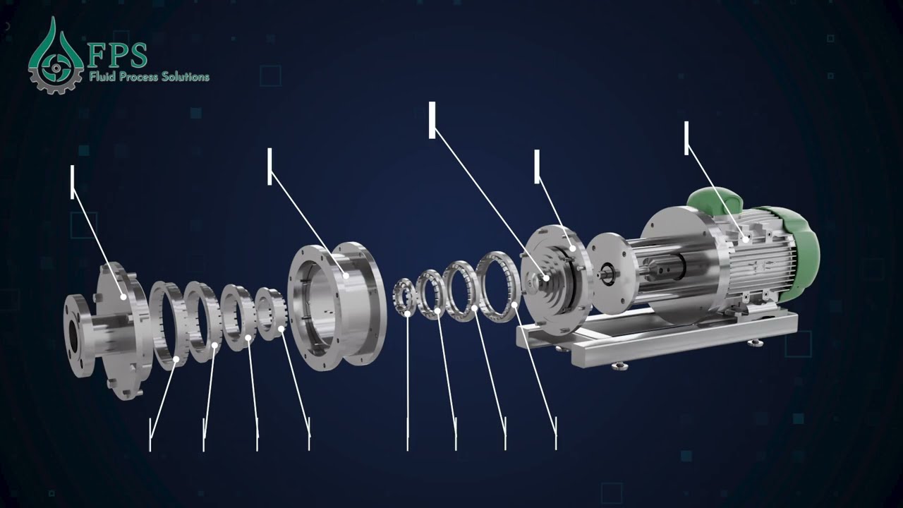 FPS Multi- Stage Inline High Shear Homogenizer - Working