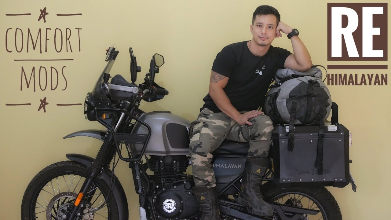 Comfort Mods on RE Himalayan 🏍 | Painless Travel 🧳 |