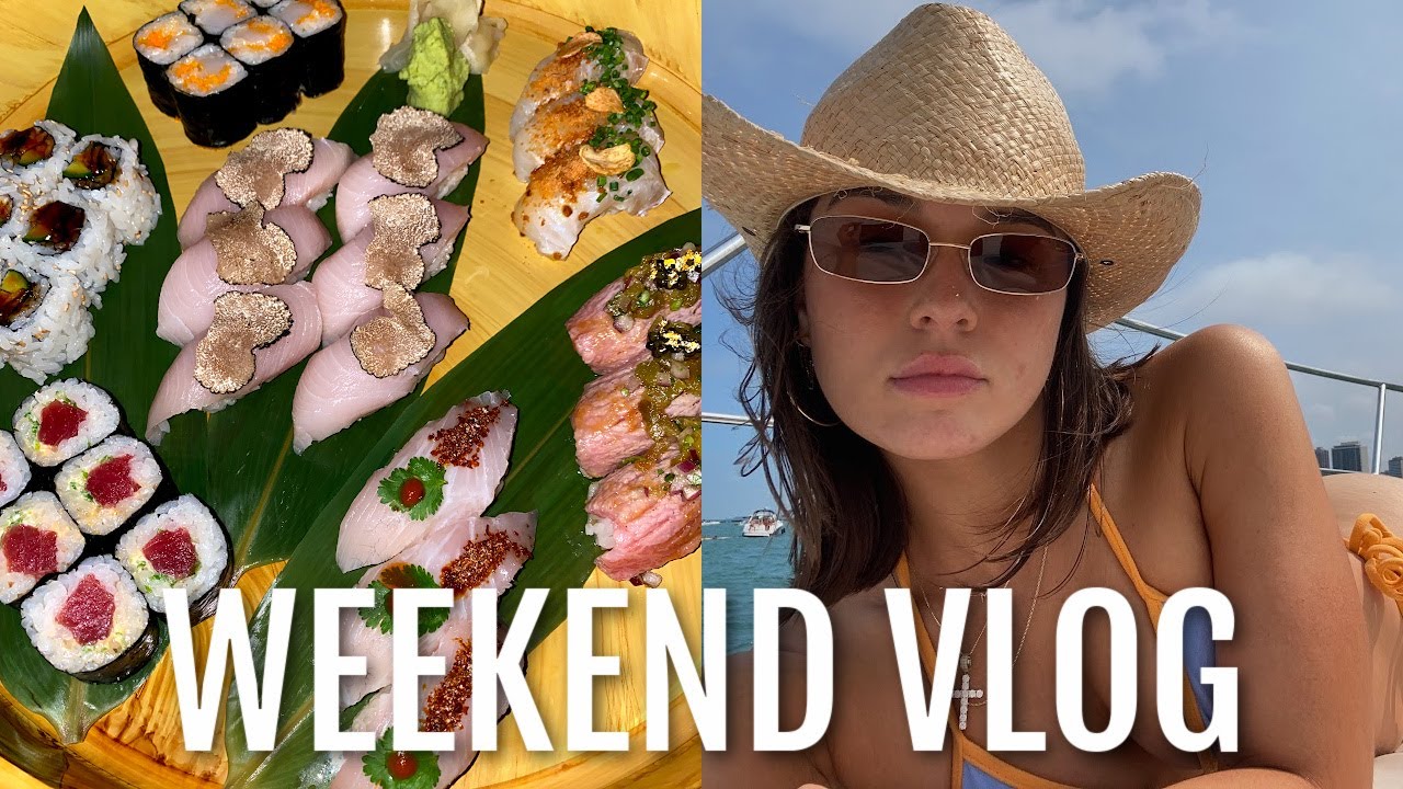 VLOG: weekend in Chicago, boat day, grwm, etc!