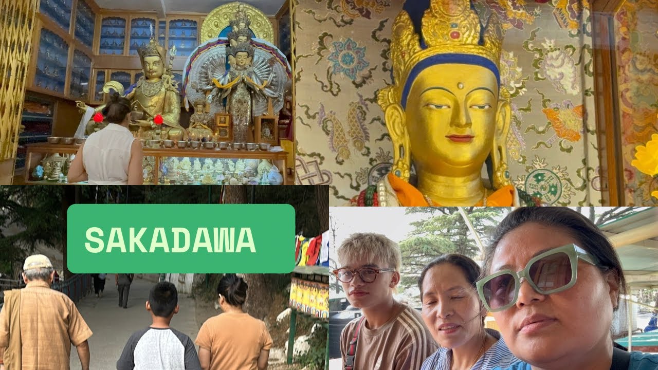 Let’s walk to kora on Saka dawa #tsuklakhang#tibetanvlogger