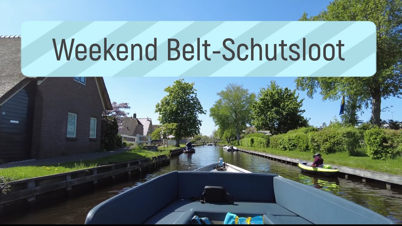 Met de camper naar Belt-Schutsloot, het andere 'Giethoorn', in de kop van Overijssel. Erg leuk!!