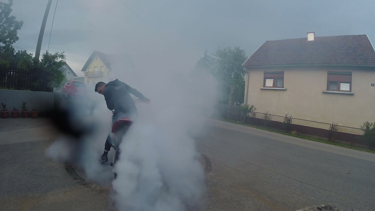 ktm 525 burnout
