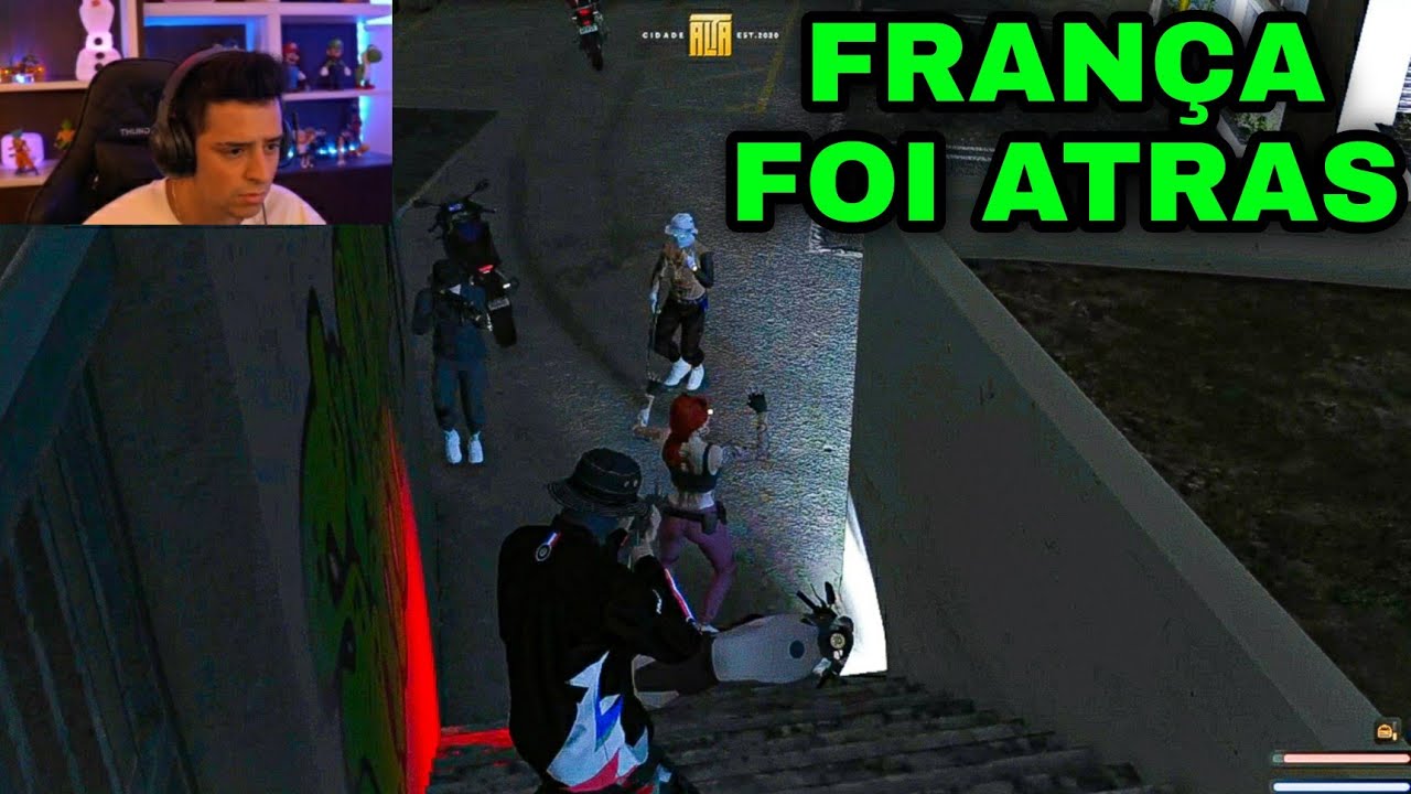 ESTAVAM FILMANDO A FRANÇA E ELES FORAM ATRAS - GTA RP