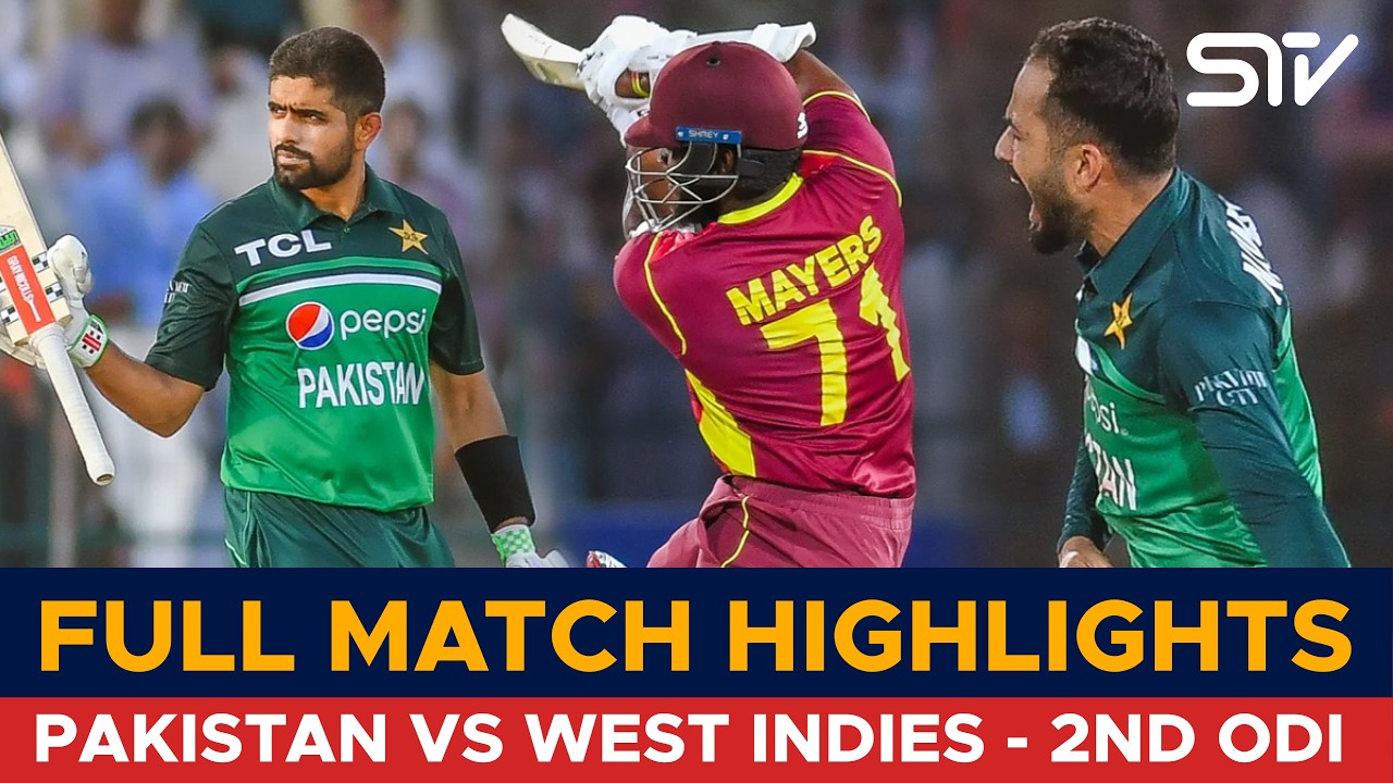 Match Highlights | 120-Run Dominance! | Pakistan vs West Indies | 2nd ODI 2022 | M3L1J