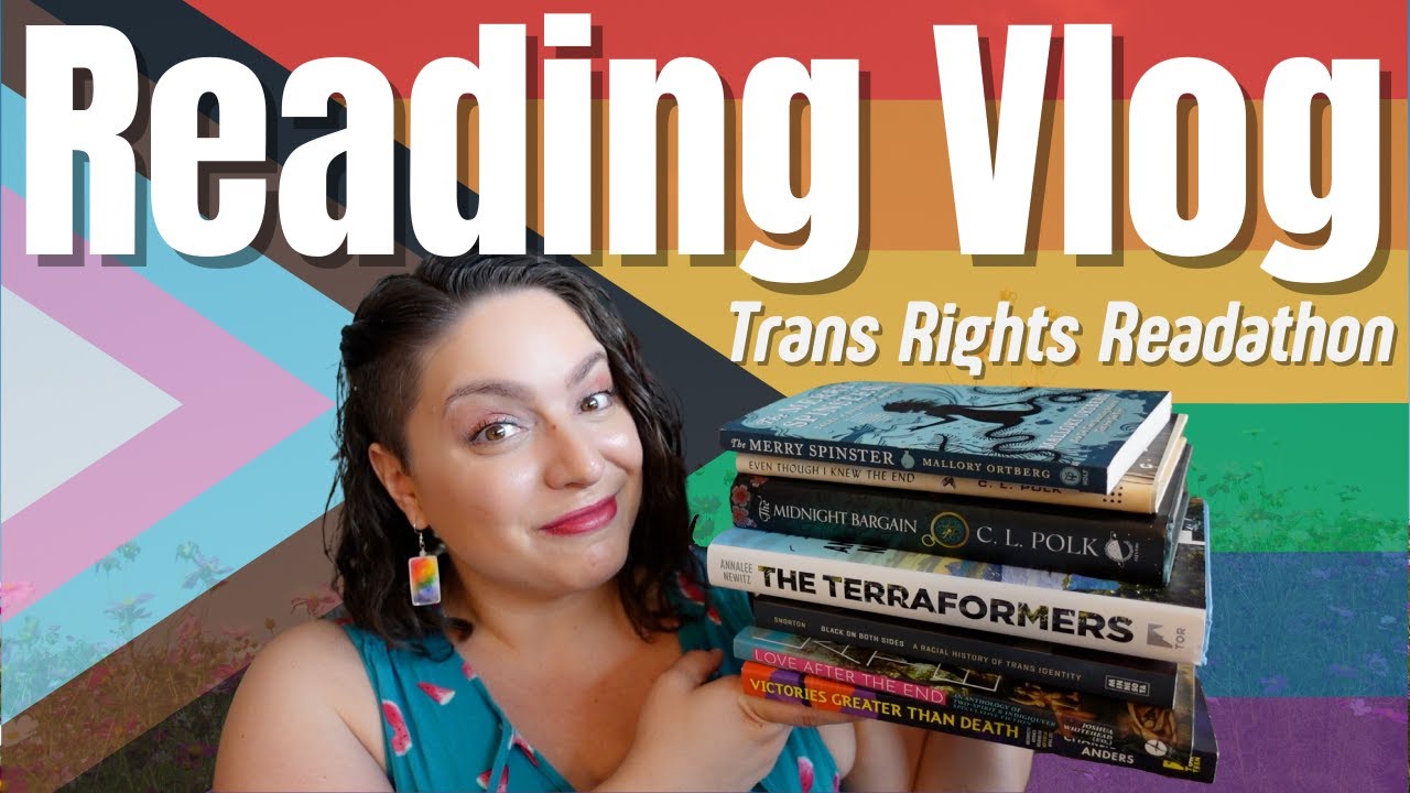 Trans Rights Readathon Vlog! How Many Books Did I Read in a Week?