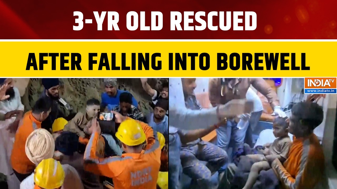 Punjab: 3-Year-Old Rescued Safely After Falling Into A Borewell In Hoshiarpur&rsquo;s Chak Sawana Village