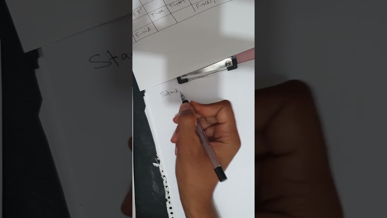 تصميم مترجمات predictive parsing method