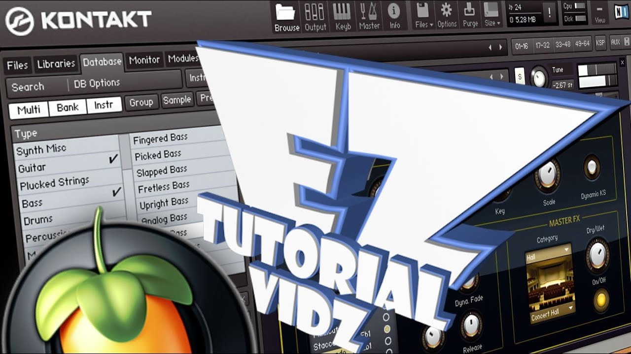 12 . The FL Studio Crash Course for Beginners Linking your keyboard to Kontakt Mod  Wheel