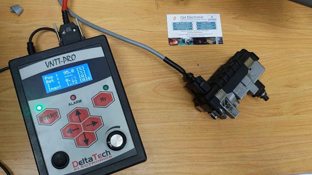 Turbo actuator test