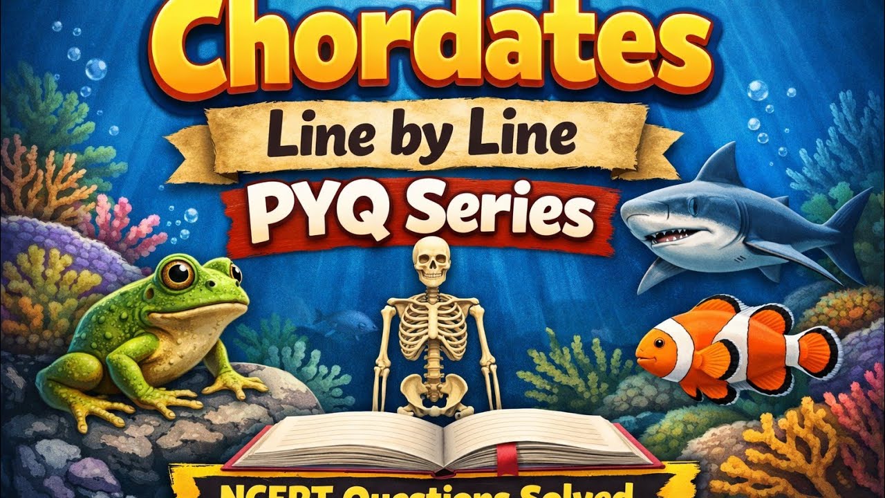 Part 2 of ncert line by line pyq series chordata