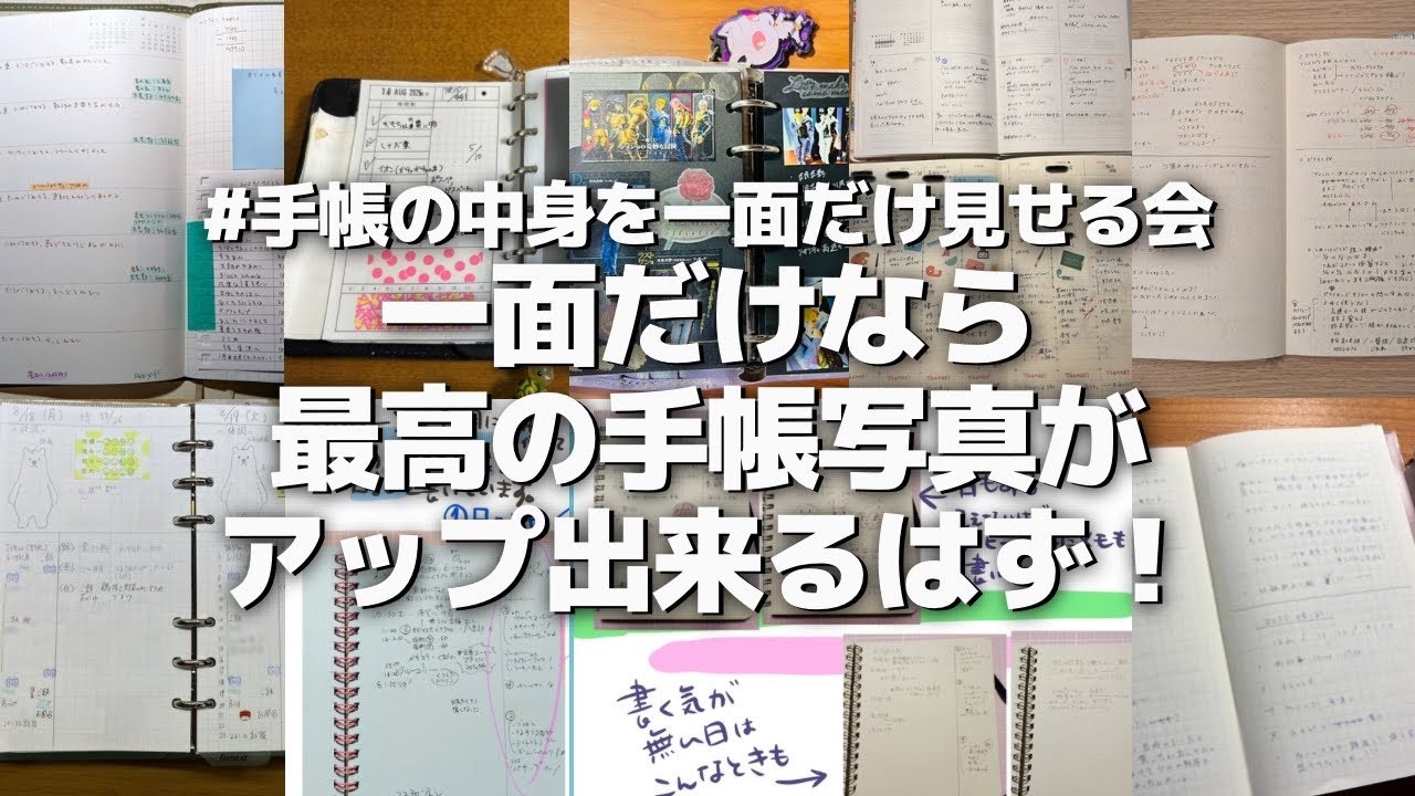 いまる民の手帳の中身を一面だけ見せてもらってひたすら愛でる