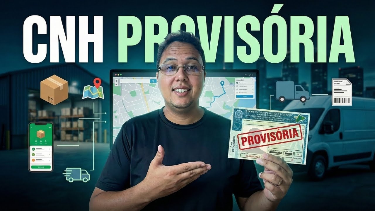 6 OPÇÕES para realizar ENTREGAS com CNH PROVISÓRIA