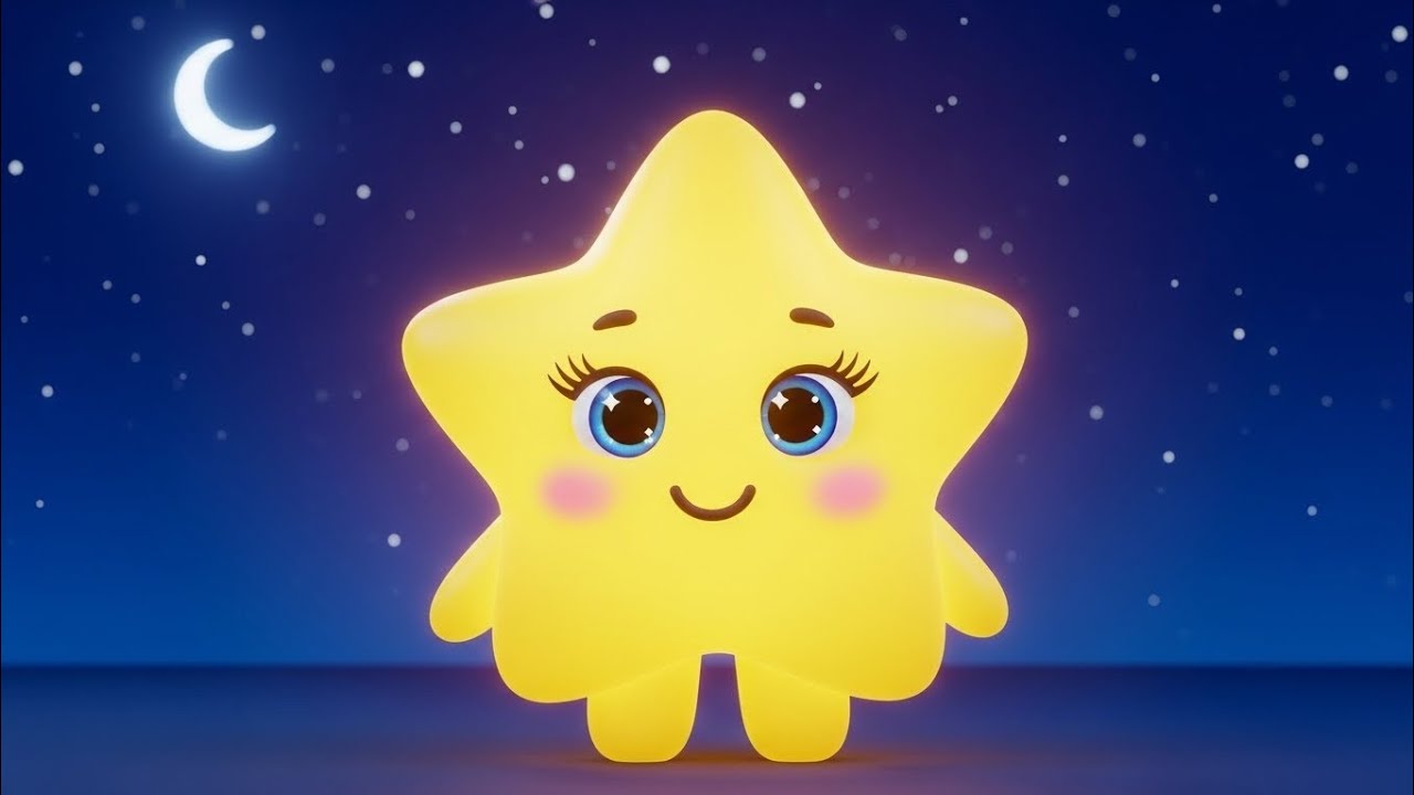 Twinkle Twinkle Little Star🌟⭐|Fun English Rhymes For Kids🌈🌛🌙| Little Baby Songs 🎶🎵