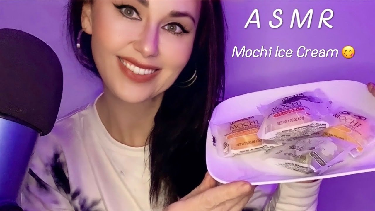 ASMR Eating Mochi Ice Cream