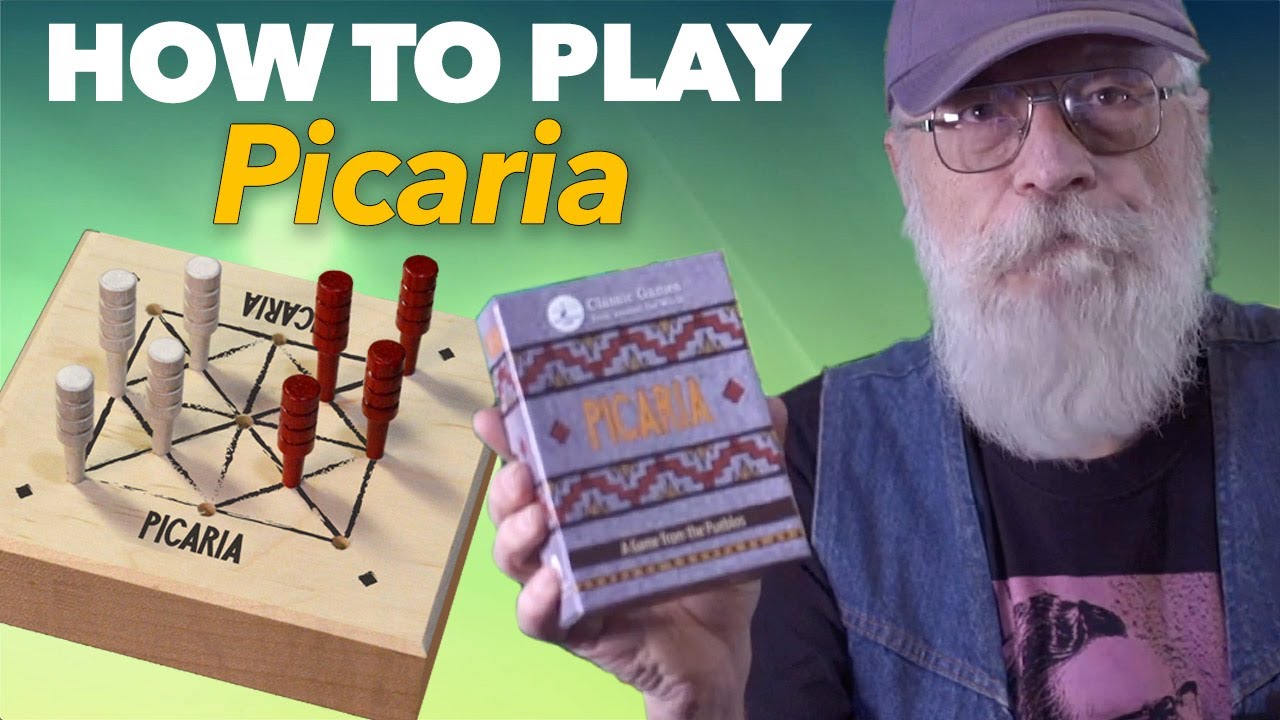 Picaria — историческая стратегическая игра для двух игроков от индейцев племени тева.