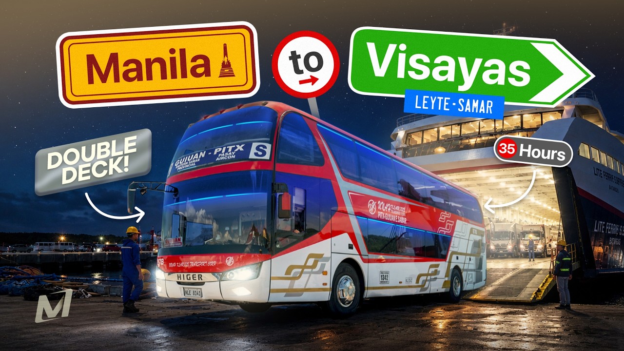 Philippines' First DOUBLE DECKER Bus to Visayas!