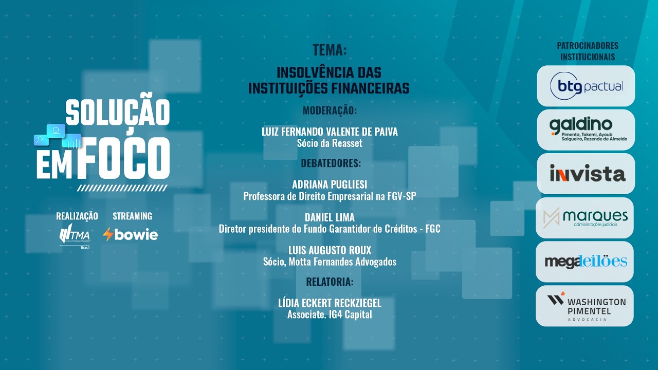 Solução em Foco - Insolvência das Instituições financeiras