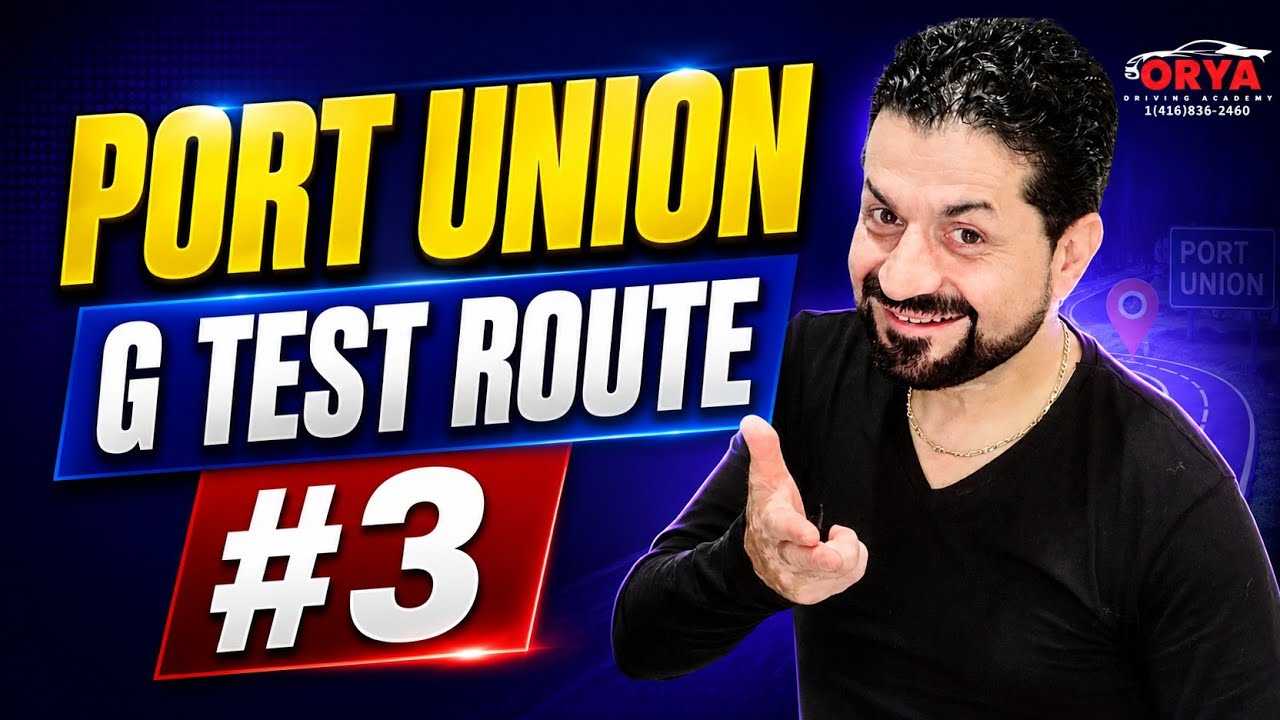 Port Union G Test Route #3 || Pass your G Test with Confidence. 