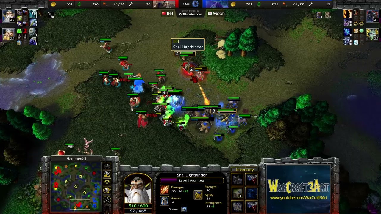 Moon(NE) vs Infi(HU) - Warcraft 3: Classic - RN8883
