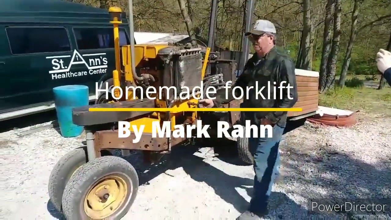 Homemade forklift