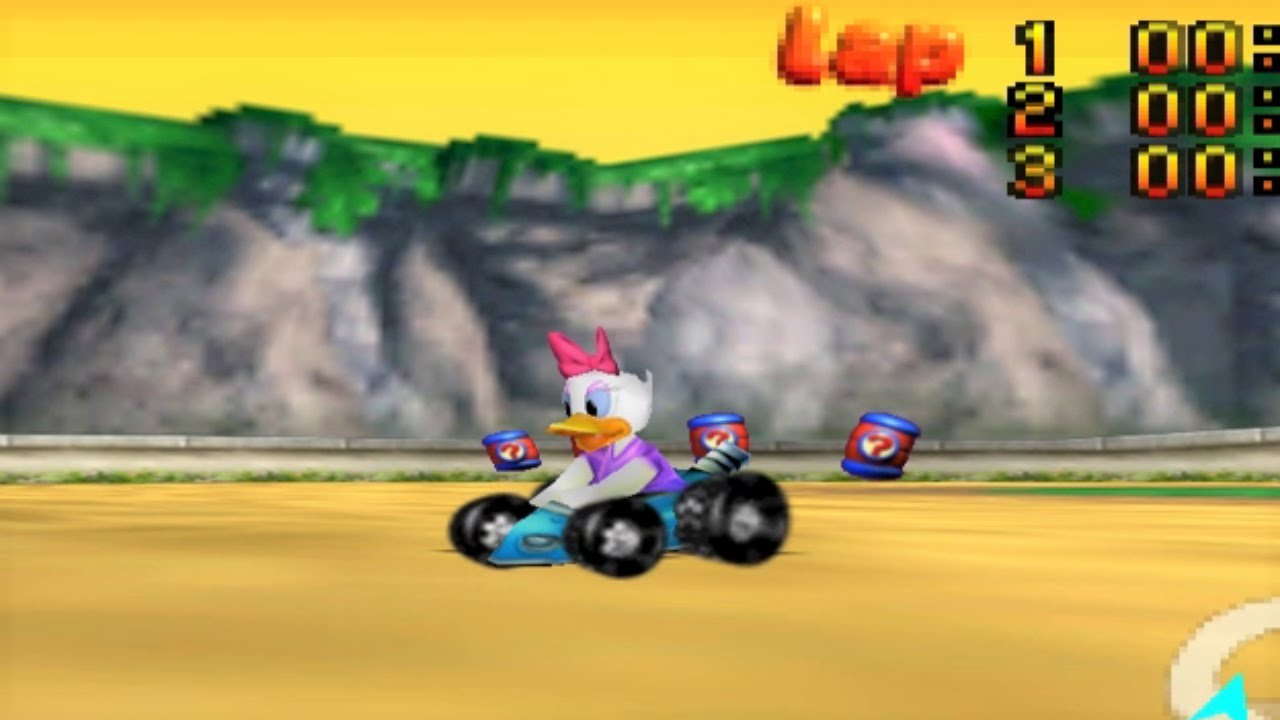 Mickey's Speedway USA - Daisy - Nintendo 64 Gameplay (720p60fps)