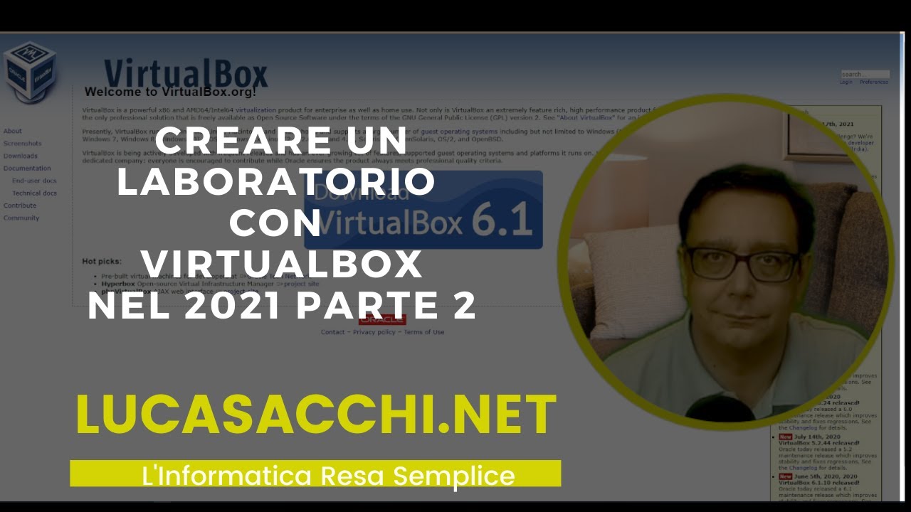 Creare un Laboratorio con VirtualBox (nel 2021) - Parte 2 di 2
