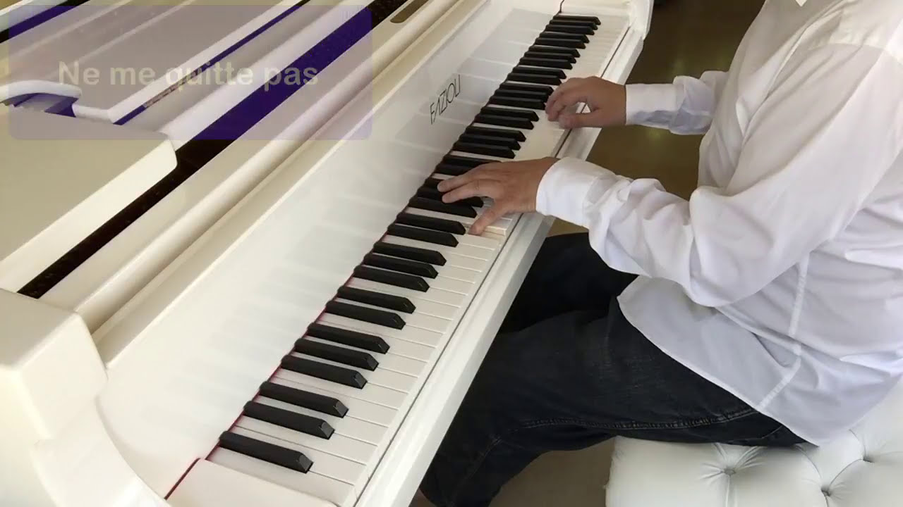 Jacques Brel - Ne me quitte pas - Piano