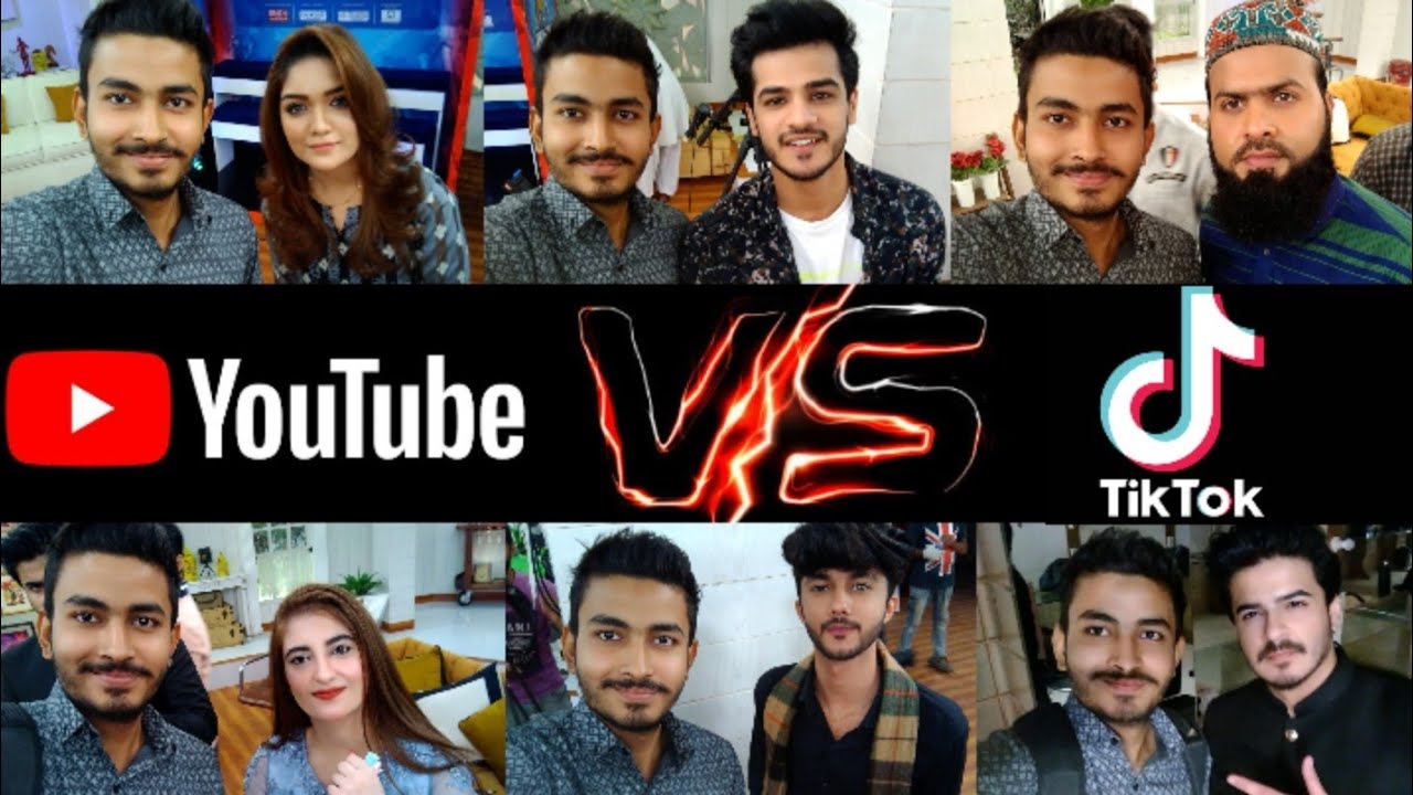 YOUTUBE VS TIKTOK | PAKISTANI TIKTOKERS