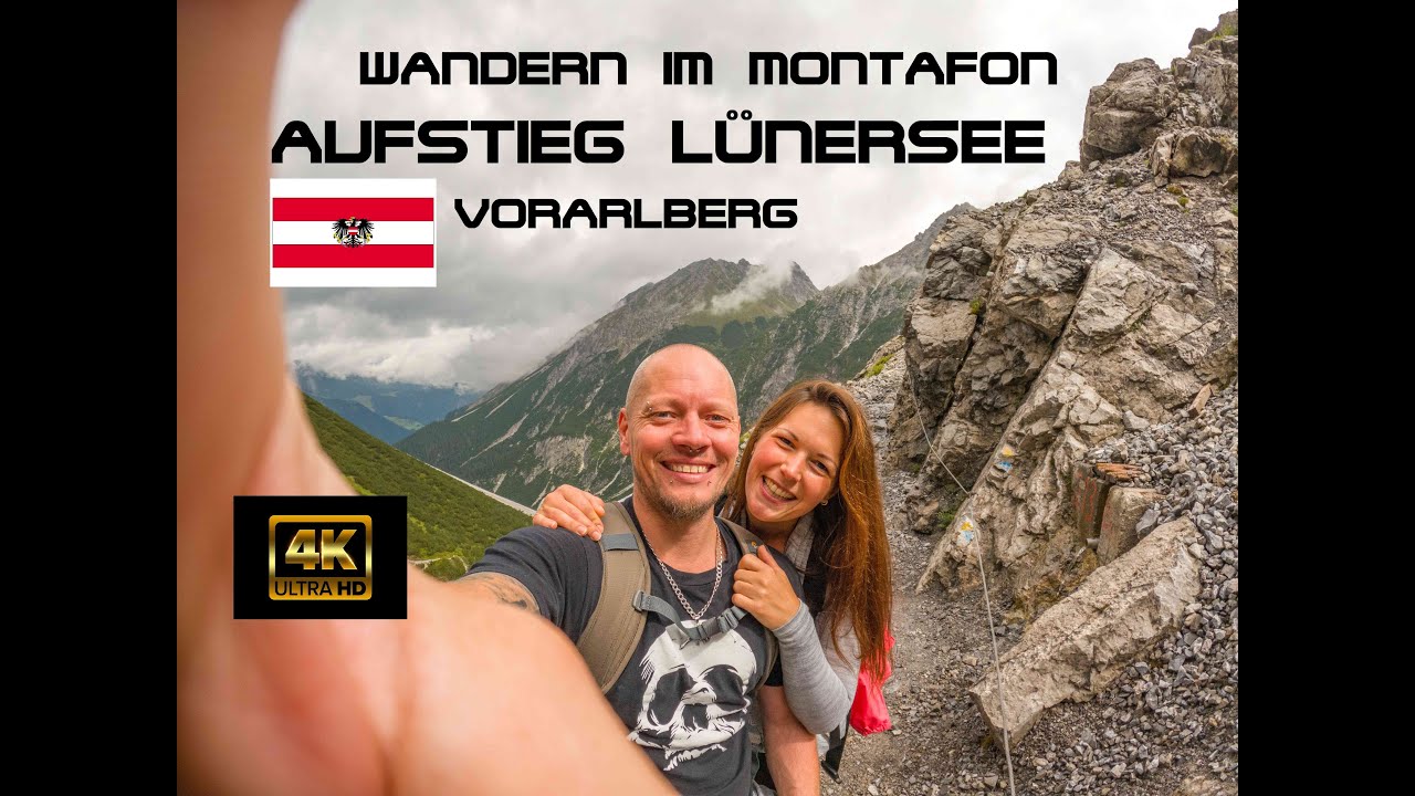 Wandern im Brandnertal - Lünersee Aufstieg - Vorarlberg - 4K