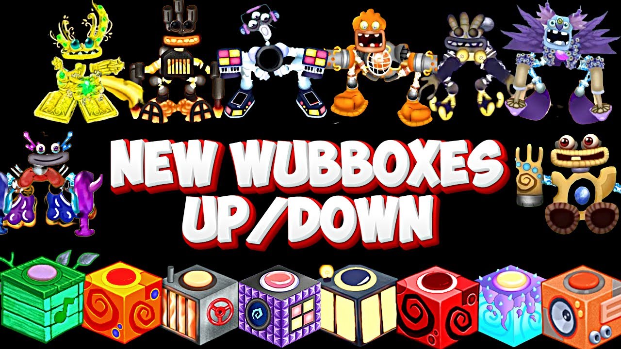 NEW WUBBOXES👾UP/DOWN: ALL EGGS AND BOXES WITH SOUNDS ALL ISLANDS  
